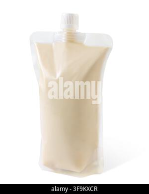 Plastic Spout Pouch Packaging Mockup Stock Photo
