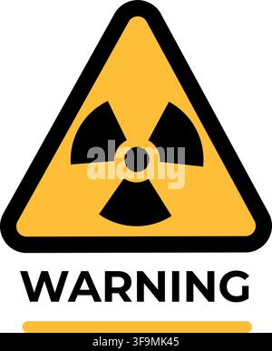 Radiation Hazard Warning Sign Stock Vector