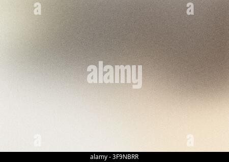 Metallic surface displaying gradient from silver to copper with fine grain texture Stock Photo