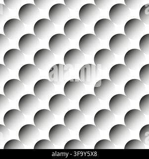 Circle scale texture vector shape features geometric overlapping pattern. It represents creative abstract background. eps 10 Stock Vector