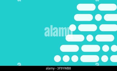 Flat illustration of assorted pills and capsules forming a medical background. Pharmaceutical healthcare concept featuring tablets, medication, vitami Stock Vector