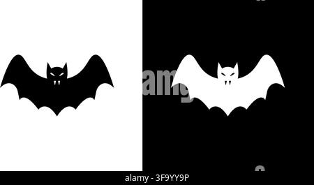 Bat Silhouette Icon Set. Nocturnal Animal, Halloween, And Vampire Symbol Collection. Wildlife And Spooky Theme. Isolated Vector Illustration Stock Vector