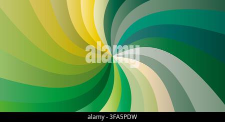 Retro wave lines and sunbursts backgrounds set. Trippy wavy stripes and distorted curly textures collection. Psychedelic orange, green and yellow groovy distorted wallpapers. Banners or posters Stock Vector