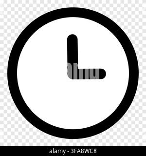 Time Management Clock Settings Icon Stock Vector Clock icon. Icon for clock, time, work hours, alarm clock, schedule. Stock Vector