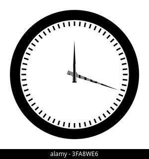 Time Management Clock Settings Icon Stock Vector Clock icon. Icon for clock, time, work hours, alarm clock, schedule. Stock Vector