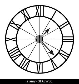 Time Management Clock Settings Icon Stock Vector Clock icon. Icon for clock, time, work hours, alarm clock, schedule. Stock Vector