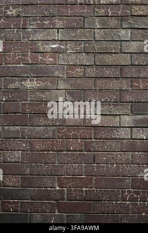 August 2021 - Blue engineering brick wall as a background and texture Stock Photo