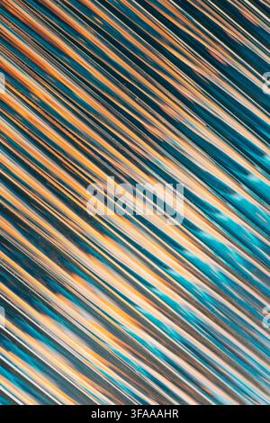 Abstract diagonal lines creating colorful modern pattern. Stock Photo