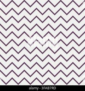 Modern Purple Chevron Zigzag Lines Stock Vector