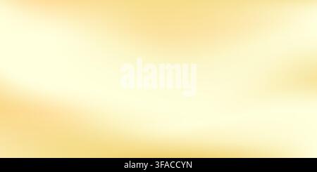Pastel yellow vanilla cream gradient background Stock Vector