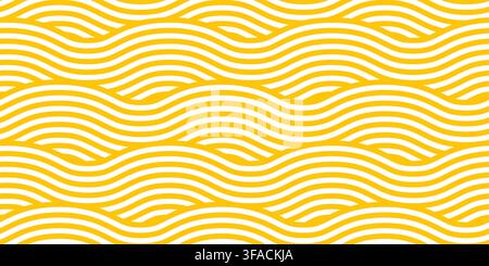 Noodles pattern of Asian ramen or Italian pasta Stock Vector