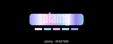 Iridescent gradient swatch. Holographic foil palette. Discover premium and shiny Vector background. Luxury Vector illustration Stock Vector