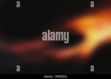 Orange Grainy Gradient Futuristic Texture Background Stock Photo