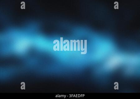 Blue Grainy Gradient Futuristic Texture Background Stock Photo