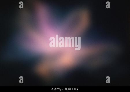 Pink and Blue Grainy Gradient Futuristic Texture Stock Photo