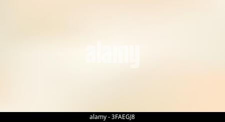 Soft pastel and warm cream champagne gradient Stock Vector