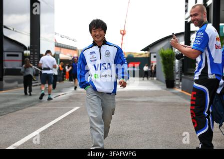 racing-bulls-driver-yuki-tsunoda-at-the-mascot-circuit-zandvoort
