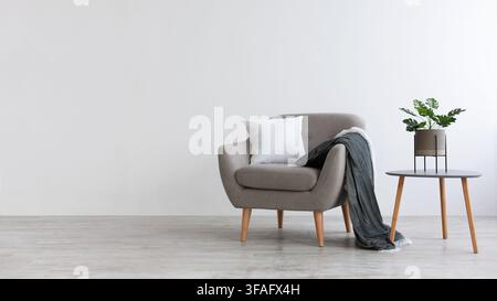 Ideas for modern minimal home interior design Stock Photo