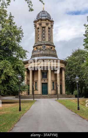 The United Reformed Church on Victoria Road, Saltaire, Shipley, Yorkshire, UK Stock Photo