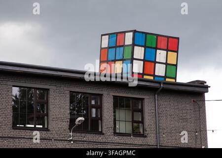 Telliskivi Creative City in Tallinn, Estonia Stock Photo