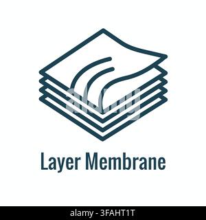 Fabric Features Icon - Showing Specific Fabric Concept Stock Vector