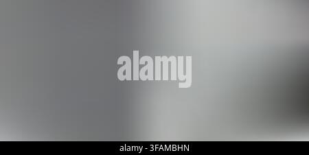 Gradient abstract silver fluid background, foil blend, metal mirror texture blurred smooth, gray color design. Chrome mesh modern wallpaper or banner Stock Vector