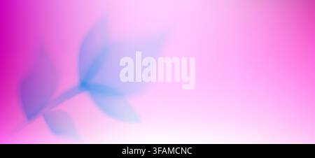 Abstract spring composition, blurred flower silhouette on gentle pink gradient backdrop, evoking natural beauty with watercolor-like soft transitions Stock Vector
