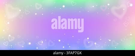 Neon glitter background with glow unicorn and electric rainbow Stock Vector