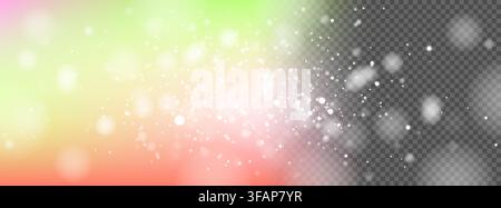 Baby girl border with pastel glitter on transparent background Stock Vector