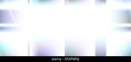 Gradient hologram backdrop featuring pearlescent light reflections, pastel pink and purple hues with iridescent foil texture creating ethereal hologra Stock Vector