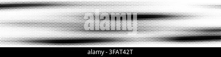 Abstract halftone background with dynamic dot patterns and gradient transitions creates striking visual rhythm for modern graphic design projects and Stock Vector