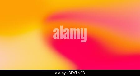 Abstract background with a smooth gradient of yellow, orange, and red colors blending together, creating a vibrant and dynamic visual effect Stock Photo
