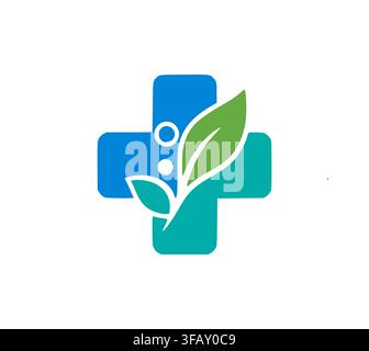 Modern Healthcare Medical Cross Logo Design Vector Concept For Clinic Stock Vector