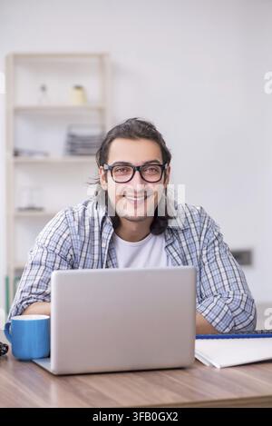 Male IT specialist working in office Stock Photo