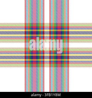 Colourful Plaid, checkered, tartan seamless pattern suitable for fashion textiles and graphics Stock Vector