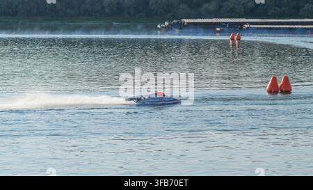 Ruse, Bulgaria - August 23, 2026: The first-, second- and third-place ...