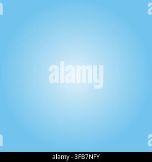 Blue Radial Gradient Background Stock Vector