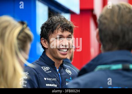 Netherlands, Zandvoort, 23rd August 2026, Alexander Albon of Williams Racing, during race day of the Formula 1 Dutch Grand Prix at Circuit Zandvoort, Copyright Marco Talluto/Alamy Live News Stock Photo