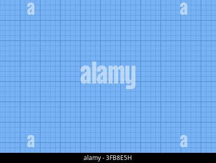 Millimeter graph print for blueprint background. Stock Vector
