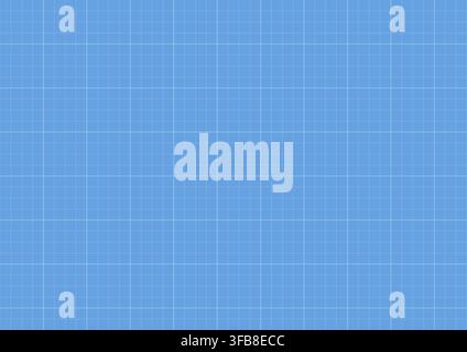 Millimeter graph for blueprint paper. Stock Vector