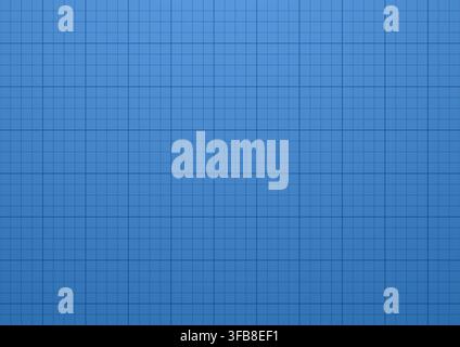 Blueprint grid paper background. Stock Vector