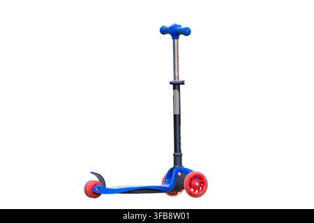 Children's scooter isolated on white background Stock Photo