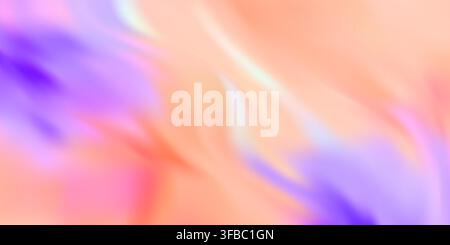 Abstract blurred peach and pink gradient background with soft orange grain texture. Stock Vector