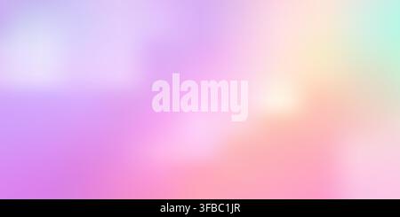 Abstract blurred peach and pink gradient background with soft orange grain texture. Stock Vector