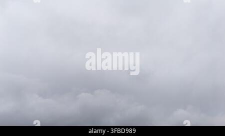 Beautiful cloudscape with soft white clouds Stock Photo