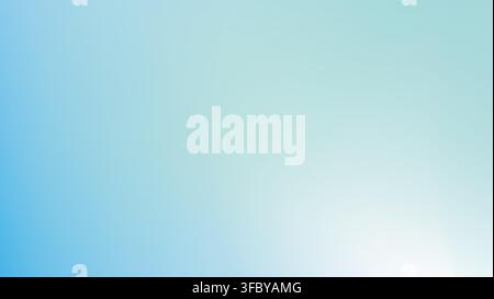 Abstract blue gradient background. Light soft pastel blue texture sky color. Summer blue modern wallpaper Stock Vector