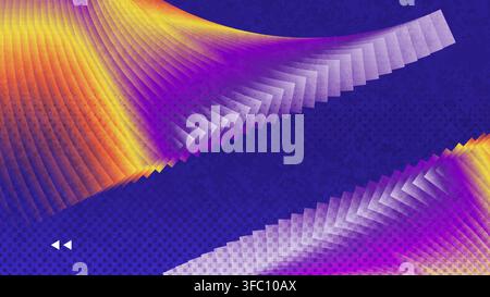 Creative Multicolor Background with Colorful Gradient Shapes, Halftone Patterns and Texture Effects Stock Vector