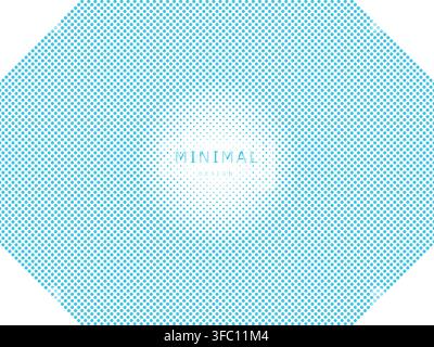 Minimal Halftone Dot Background with Geometric Shape and Warm Beige Gradient Stock Vector
