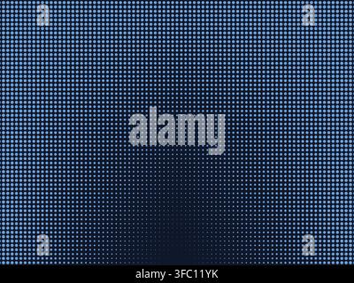Black Halftone Dot Background with Soft Center Fade and Monochrome Gradient Texture Stock Vector