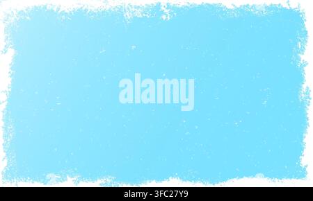Winter frost background featuring icy blue textures and frozen crystal patterns vector illustration Stock Vector